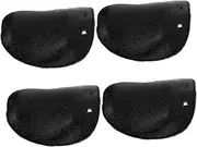Operitacx 4pcs Metatarsal Protector Toe Guards for Safety Shoes Leather Welding Boot Cover Smash Heat Resistant Footwear Protector for Work Boots Comprehensive Foot Protection for Welding
