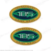 Fits Grady White Sportsman 185 Logo Decals (Set of 2) - Reproductions in Stock