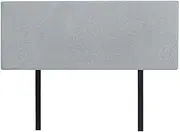 Linen Fabric Double Bed Deluxe Headboard BedHead - Stone Grey