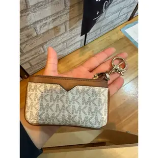 MICHAEL KORS MK 皮革 鑰匙零錢包 零錢包 （二手）