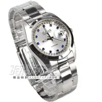 在飛比找Yahoo!奇摩拍賣優惠-OMAX 閃耀時尚 城市圓錶 銀色不銹鋼帶 藍寶石水晶 鑽錶