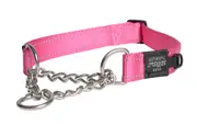 Rogz Control Obedience Non-Slip Dog Collar Pink XL