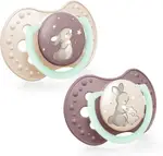 LOVI NIGHT&DAY baby pacifier 0-3m 2 pieces