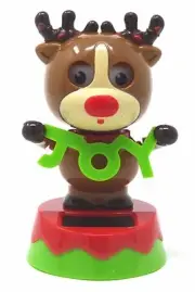 New Solar-Powered Christmas Reindeer with Joy