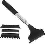 COOLHIYA 1 Set Rear View Mirror Brush Cars Wiper Repair Tool Snow Scraper Side Mirror Squeegee for Snow Ice Scraper for Squeegee for Windows Black Plastic