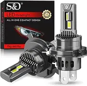 30000LM Canbus H4 LED Headlight Bulbs 9003 HB2 Lampada High Low Beam Car Light Turbo Led Diode Lamp Auto 6500K 12V