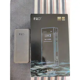 FiiO BTR7 【附皮套】 旗艦隨身Hi-Fi藍牙音樂接收器雙DAC晶片/支援aptX-HD/LDAC等藍牙編碼