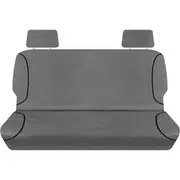 Tradies Canvas Ready Made Seat Covers - Middle, Grey, Suits Prado