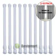Bulk Tension Curtain Rod Spring Load Adjustable Curtain Pole Heavy-Duty Steel A