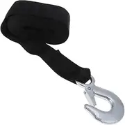 TOPPERFUN Winch Strap with Hook Heavy Duty Trailer Rope Load Capacity Compatible with Electric Hand Winches Secure Hook for Reliable Pulling
