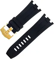 [EKSIL] For AP Strap For Audemars And Piguet Belt 15710/15703 Not Qucik Release 28mm Nature Fluorine Soft FKM Rubber Bracelet Accessories Watch Band
