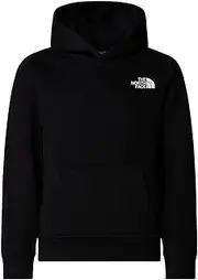 [THE NORTH FACE] NF0A89H91S9 Teen Box NSE Regular P/O Hoodie T-Shirt Unisex TNF Black/Hero Blue Size XXL