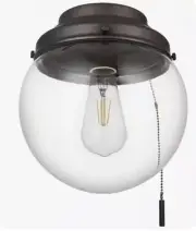 Hampton Bay 1-Light LED Ceiling Fan Light Kit 52242