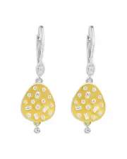 Meira T 14K White & Yellow Gold Diamond Scatter Disc Drop Earrings