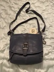 The Sak Genuine Leather Silverlake Style Women’s Purse Blue NWT 105861