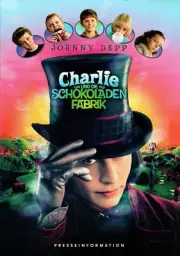 Presseheft, CHARLIE UND DIE SCHOKOLADENFABRIK, Tim Burton, mit Johnny Depp, 2005