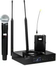 Shure QLXD124/85 Combo Wireless Handheld and Lavalier Microphone System - G50
