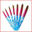 Fashion Nail Art UV Gel Builder Carving Manicure Pen Sable Nail Painting Brush
