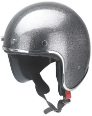 Redbike RB-765 Metal Flake Jet Helmet, grey, Size XS for Men