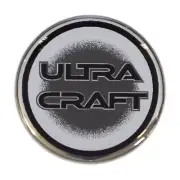Ultracraft Boat Raised Decal 1138 | Steering Wheel 1 1/2 Inch Silver