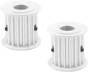 2PCS S5M 10T Tooth Belt Pulley 5/6/6.35/8mm Inner Bore S5M Type Aluminium Pulley Wheel 11/17/22/27mm Width Gear Belt Pulley(6mm,11mm)