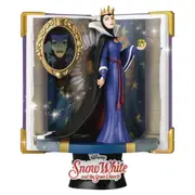 Disney Beast Kingdom D Stage Story Book Series Snow White And The Seven Dwarfs Queen Grimhilde 6 inch Statue