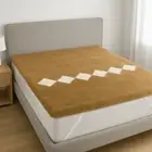 Sheepskin Mattress Topper Bed Underlay - Diamond Luxe - Natural Pressure Relief