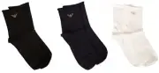 Women's socks EMPORIO ARMANI low sock without elastic in viscose gift box articl
