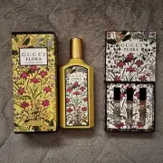 Gucci Flora Gorgeous Orchid Perfume Set 3x Mini Bottles 100ml / 3.4oz Unused