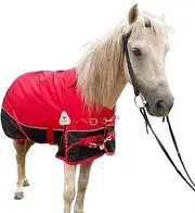 Mini Horse/Pony/Foal/Miniature1600 Denier Horse Turnout Blanket, Horse Care Sheet, Waterproof Breathable Horse Blanket (220g Fill)