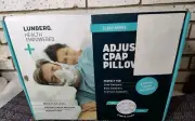 Lunderg Adjustable CPAP Memory Foam Pillow W/ 2 Pillow Cases Small/Large