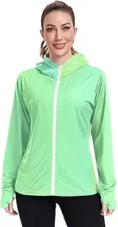 [Caihoyu] Plain Hoodie with Thumb Holes Rash Guard Shirts UPF 50+ Protection Lightweight Sweatshirt for Hiking Outdoor, Multicolor06, X-Large