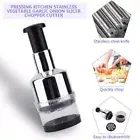Onion Chopper Fruit Cutter Manual Hand Press Garlic Vegetable Food Processor