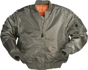 Mil-Tec US Aviator MA1 PES, textile jacket , color: Olive , size: L