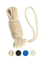 BLUEWING 25ft Double Braided Nylon Dock Lines 3/8" 1/2" 5/8" US Seller