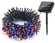10M 100 LED Multi-Coloured Solar Christmas Wedding Party Garden Fairy Lights