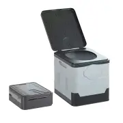 IPRee Portable Folding Toilet for Outdoor Camping Potty for Adults Kids Cover Design Seat Toilet Reusable Toilet for Pic