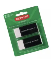 Derwent Academy Art Erasers, 2 Pack New