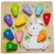 Kiddie Connect - 123 Carrot Puzzle