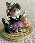 Wee Forest Folk The Story Teller Purple Halloween M-713 Miniature