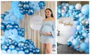 115Pcs Balloon Garland Arch Kit Blue Latex Balloons Set Reusable Colorful·-