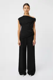 Ando Off-Shoulder Top in Black - CAMILLA AND MARC® C&M