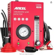 ANCEL S3000 PRO Automotive Smoke Machine with Built-in Air Pump and Pressure Gau