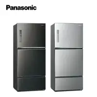 在飛比找樂天市場購物網優惠-【Panasonic】無邊框鋼板系列578L三門電冰箱(NR