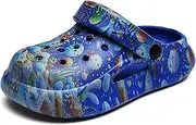 [DAYUMKOU] Toddler Clogs for Kids Cute Garden Shoes Boys Girls Cartoon Slides Slippers Outdoor Beach Sandals Classic Water Shoe