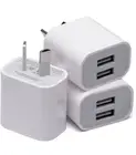 3x Dual USB 5V 2A AC Wall Charger HOME Power Adapter For IOS & Android AU Plug