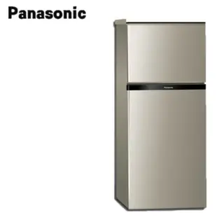限時下訂贈好禮-Panasonic國際牌 130公升 AG鋼板 變頻雙門電冰箱 (亮彩金) NR-B139TV-R