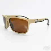 Strike King PRO ELITE Polarized (UVA/UVB) Sunglasses - Tan/Black Frame - Amber