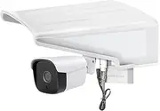 Outdoor Camera Cover | Sun Rain Shade Camera Cover - Garden Camera Shield, Protective Roof, Security Cover Wall Mount for LED Lights/Dome/All Outdoor Cameras