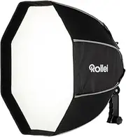 Rollei Softbox for 50 cm Clip-On Flashes - Perfect Illumination, High Compatibility, Soft Light, Easy Assembly, Compact & Lightweight, Includes Diffuser & Grid